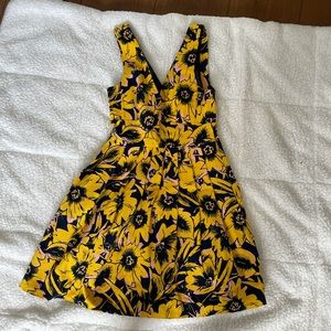 J Crew stunning floral dress - size 0